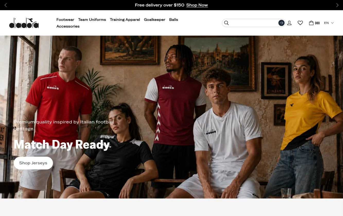 Diadora Soccer Canada — Shopify