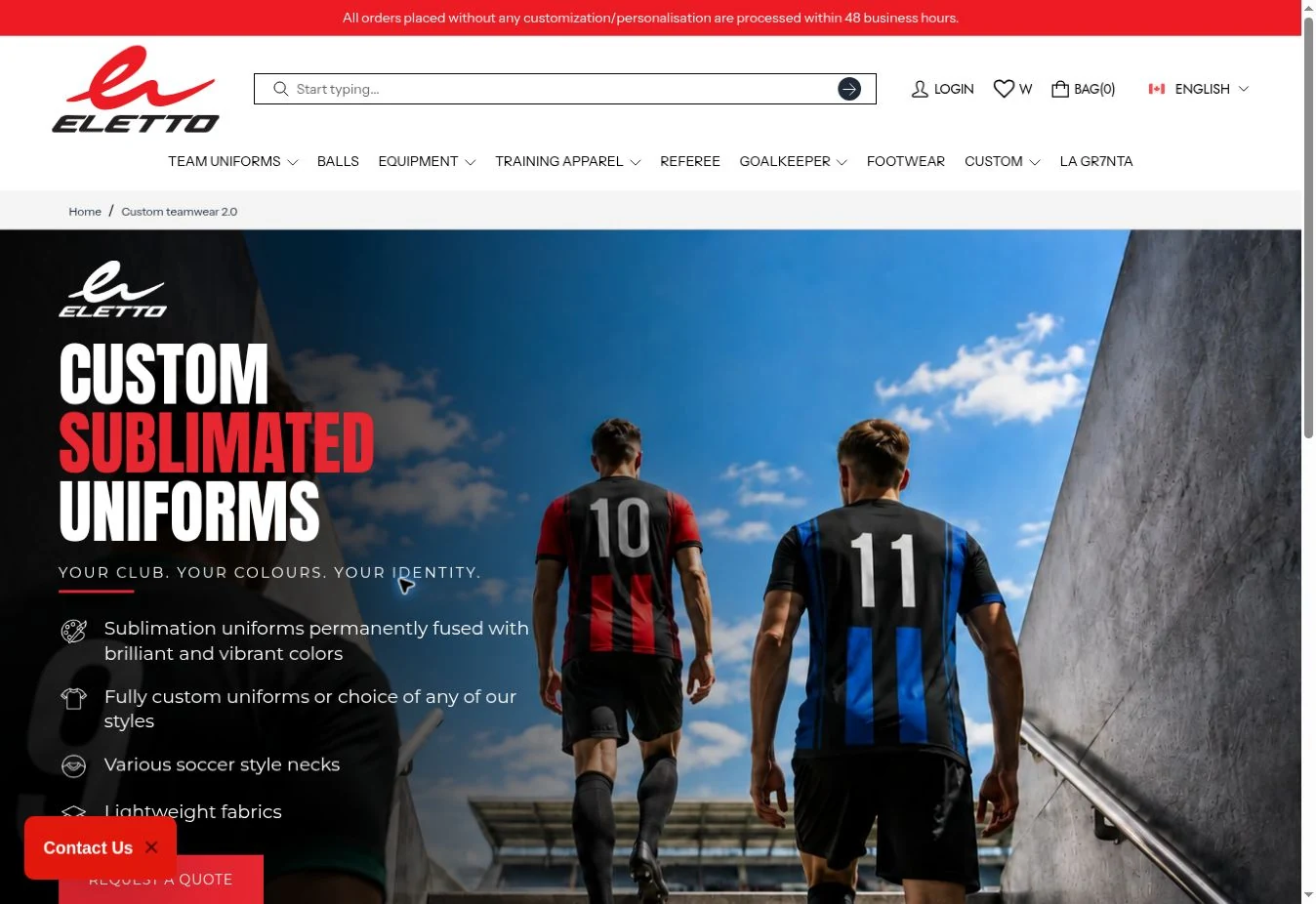 Custom Teamwear